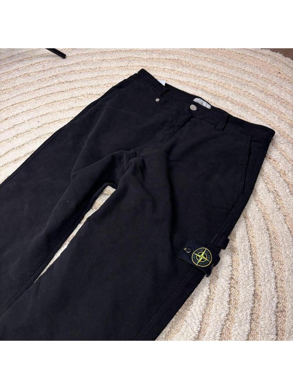 Stone Island Moleskin Carpenter Pants Black 34x32